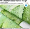 Duschvorhang Grün Blätter Pflanze 240x180cm Badevorhang Produktbild-Vorschau 2