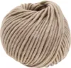A ball of thick, beige yarn on a white background. Produktbild-Vorschau