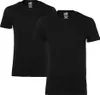 Alltags Rundhals T-Shirt 2er-Pack – Schwarz – M Produktbild-Vorschau 3