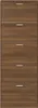 vidaXL Schuhschrank Braun Eichen-Optik 59x17x169 cm Produktbild-Vorschau 4