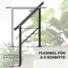 Treppengeländer für 2-3 Stufen, 94cm, Winkelverstellbar Produktbild-Vorschau 4