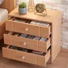 Nachtkonsole mit 3 Schubladen Nachtschrank Buche Produktbild-Vorschau 3