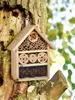 Insektenhotel mit 3 Stockwerken - Tannenholz, Bambus - 25 x Produktbild-Vorschau 12