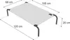 Hundebett "Iron" 120×70 cm – mit Metallrahmen & Produktbild-Vorschau 5