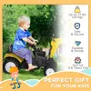 HOMCOM Trettraktor für Kinder ab 3 Jahren, Bagger für Produktbild-Vorschau 4