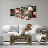 Bild auf Leinwand - Leinwandbild - 5 Teile - Palmen Herde Produktbild-Vorschau 6