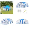 vidaXL Kopuła basenowa owalna 620x410x205 cm - Obudowa Podgląd zdjęcia produktu 1