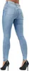 Jeans skinny a vita alta da donna Tazzio F107, azzurro, Anteprima dell’immagine prodotto 6