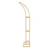 A gold-colored metal arch stand, likely for events or decorations, shown against a white background. Podgląd zdjęcia produktu
