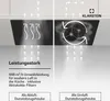 Collage showing two different operating modes of a kitchen hood: one for exhaust (Abluft) and one for recirculation (Umluft), with diagrams and text. Produktbild-Vorschau