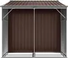 A front view of an empty, open storage shed. Náhľad obrázku produktu