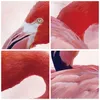 Wanduhr - Quadrat - Glasuhr - Flamingo Vogel Porträt - Produktbild-Vorschau 8