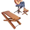 Repose-pieds pour guitare, bois stable, style élégant, Voir les images du produit 6