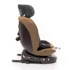 A side view of a brown and black child car seat on a white background. Produktbild-Vorschau