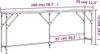 vidaXL Konzolový stôl Sonoma dub 200x29x75 cm odvodený Náhľad obrázku produktu 7