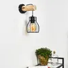 Aprica »Aprica« Wandlampe aus Metall/Holz in Schwarz/Natur Produktbild-Vorschau 9