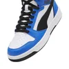 Puma Rebound V6 Mid Jr White-Black-Racing Blue Größe EU Produktbild-Vorschau 4