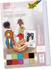 Folia 880409 Glitterpapier - 10 Blatt, 24 x 34, sortiert Voir les images du produit 4