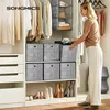 Songmics Aufbewahrungsbox Set Faltboxen Würfelregal Grau Produktbild-Vorschau 10