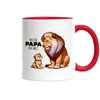 Bester Papa der Welt Löwen Papa Tasse Rot - Vatertag Liebe Produktbild-Vorschau 2