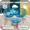 2 zahradní židle Santana se stolem Retro design ve stylu Náhled obrázku produktu 8