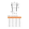 KG Bogen 110 (100) mm 45 Grad Anteprima dell’immagine prodotto 2