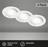 LED Einbauleuchten 3er Set schwenkbar IP23 7W weiß Produktbild-Vorschau 2