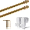 Vitragestangen gold - messing glänzend 110 - 150 cm + Produktbild-Vorschau 1