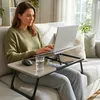 Relaxdays – stolik pod laptopa na łóżko i kanapę, składany Podgląd zdjęcia produktu 3