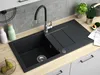 Granitspüle - Spülbecken - Küchenspüle - 86 x 43,5 cm - Produktbild-Vorschau 3