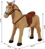 HOMCOM Plüsch Reitpferd für Kinder, Stehpferd mit Sound, Produktbild-Vorschau 3