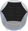 Faziango Trampolin-Schattenabdeckung Ø 244 cm Schwarz – Produktbild-Vorschau 1