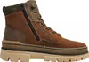A side view of a brown leather boot with a thick sole. Anteprima dell’immagine prodotto