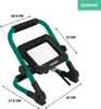 Vonroc LED-Arbeitsleuchte 30W - klappbar - neigbar - Produktbild-Vorschau 4