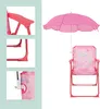 Relaxdays Kinder Klappstuhl, Campingstuhl mit Sonnenschirm, Produktbild-Vorschau 6
