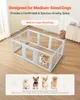 SucceBuy box per cuccioli, 1930 x 1245 x 765 mm, box con Anteprima dell’immagine prodotto 5