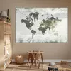 MuchoWow® Poster Weltkarte - Blumen - Gelb 180x120 cm - Produktbild-Vorschau 6