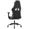 Gaming-Stuhl mit Massage & Fußstütze Schwarz Golden Produktbild-Vorschau 6