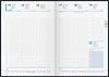 Wochenkalender A5 1 Woche auf 2 Seiten schwarz Kalendarium Produktbild-Vorschau 2