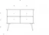 Kommode Tula Wildeiche massiv 97x46x72 mit 2 Türen Produktbild-Vorschau 5