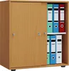 VCM Büroschrank mit 2 Fächern | moderner Aktenschrank mit Produktbild-Vorschau 1