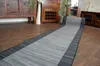 Läufer auf Gummi STREIFEN 120 cm anthrazit Grau 120x700 cm Produktbild-Vorschau 5