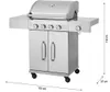 Gasgrill aus Edelstahl mit 5 Brennern, davon 1 Produktbild-Vorschau 4