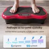 Extralink vibrační plošina 200W fitness trénink červená Náhled obrázku produktu 3