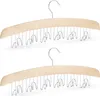 Relaxdays Gürtelhalter Kleiderschrank, 2er Pack, 12 Gürtel, Produktbild-Vorschau 1