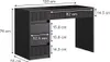 Schminktisch Vicco Omira Schwarz 120 cm ohne Spiegel, Model Produktbild-Vorschau 3