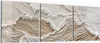 DEQORI Glasbild Echtglas 3x50x50 cm 'Sandwellenzauber' Produktbild-Vorschau 1