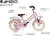 Bella 12 Zoll 21 cm Mädchen Rücktrittbremse Rosa Produktbild-Vorschau 2