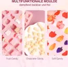 Silikon Süßigkeiten Formen, 4 PCS Bunte Gummibärchen Gelee Produktbild-Vorschau 5