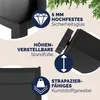 CASARIA® Gartenmöbel Set 6 Stühle mit Tisch 150x90cm Produktbild-Vorschau 4